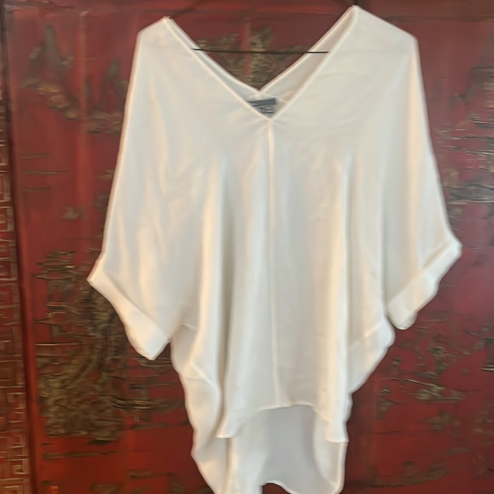 Vince double v blouse